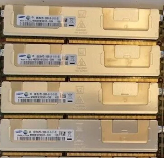 32GB kit 4 x 8GB SAMSUNG 8GB 1333MHz M393B1K70CHD CH9 ECC MEMORY DDR3 SERVER RAM