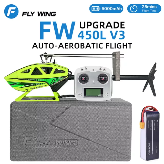 Fly Wing FW450L V3 GPS 6CH FBL 3D Automatic Return Hover Flight RC Helicopter