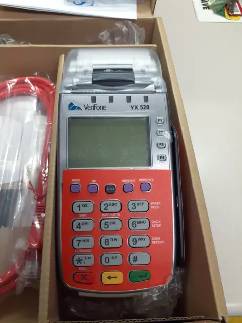 Verifone VX520 Credit Card Machine Terminal Reader M252-653-A3-NAA-3