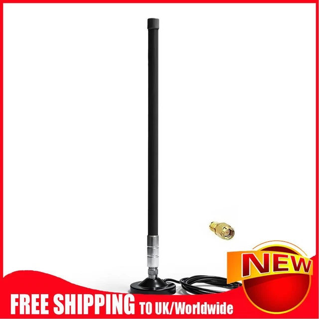 5dBi 858-878MHz for Helium Hotspot Miner Antenna+Magnet Base (55cm Black)