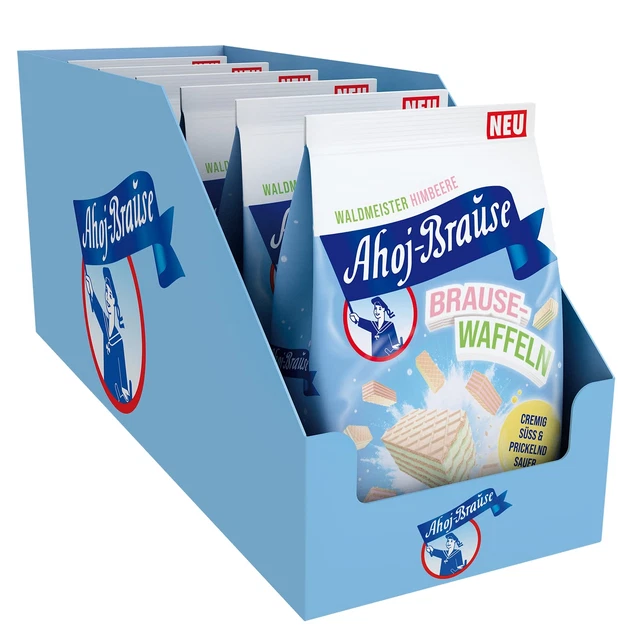 Ahoj doccia cialde piastrine cialde lampone Waldmeister 6x 150 g NUOVO MHD 2/24