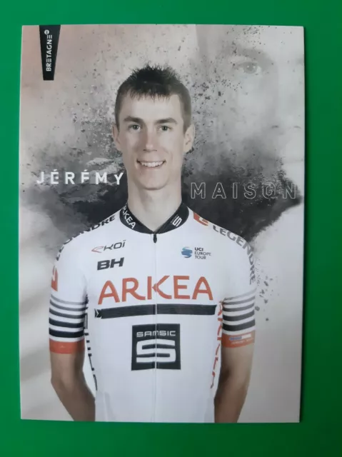 CYCLISME carte cycliste JEREMY MAISON équipe ARKEA SAMSIC 2019