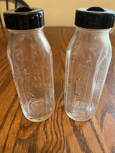 Vintage Evenflo Baby Bottle- Circa 1960s- Set of Two