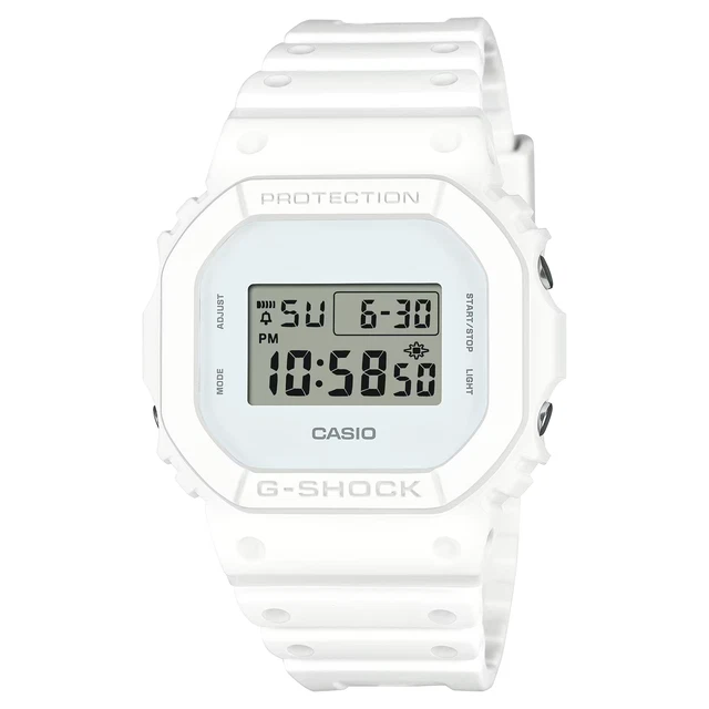 CASIO G-SHOCK WHITE Unisex Mp-Mgsa5-1 Digital Watch Used Good