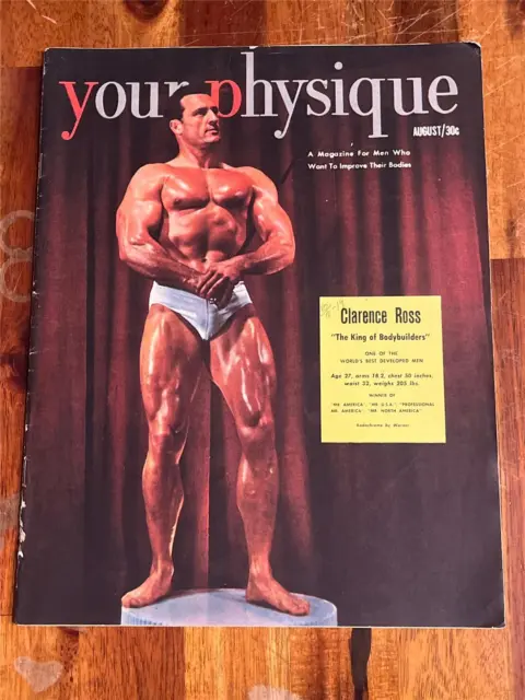 YOUR PHYSIQUE bodybuilding muscle magazine CLARENCE ROSS 8-51