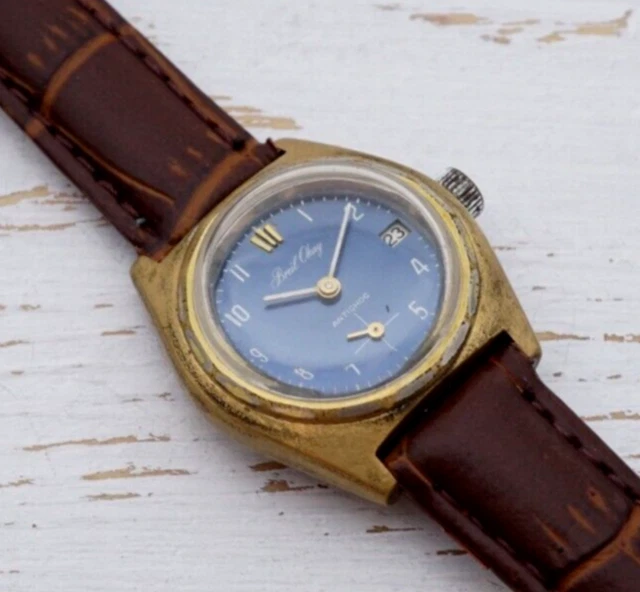 Vintage swiss ladies watch antichoc BREIL OKAY 36 - 2 antimagnetic 17 jewels