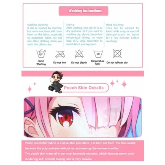 HIGH SCHOOL DXD Rias Gremory Girl Anime Body Pillow Cover DoubleSide