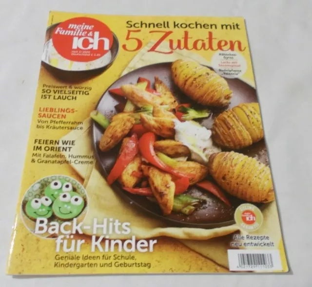 meine Familie & ich 3 / 2020 schnell kochen mit 5 Zutatan, Back-Hits für Kinder