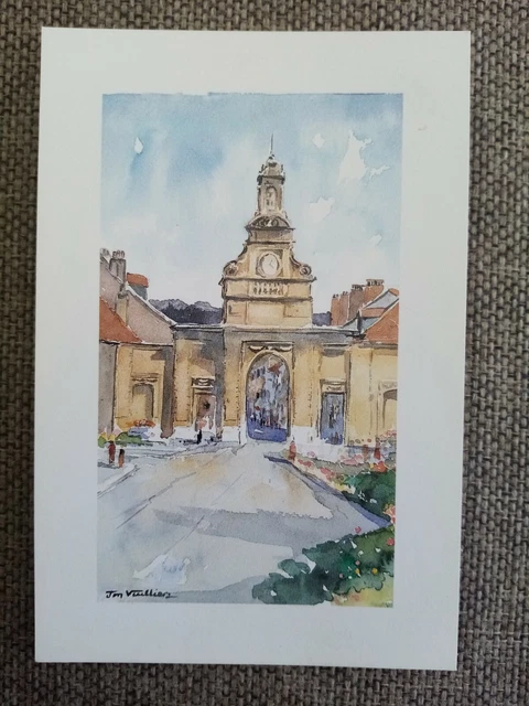 Pontarlier Aquarelle Jean Marie Vuillier