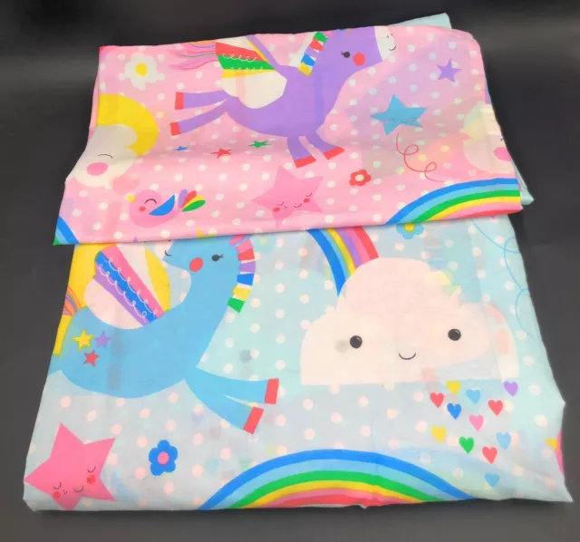 Copripiumone singolo arcobaleno e set biancheria da letto reversibile