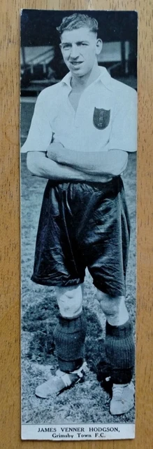 James Hodgson Grimsby DC Thomson Topical Times Footballers 1937 220mm x 60mm