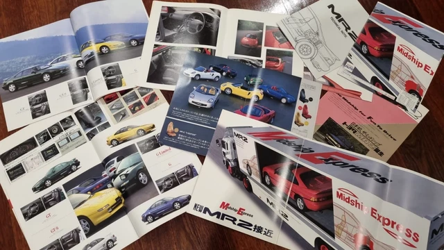 RARE JDM TOYOTA MR2 MRS SW20 ZZW30 AW11 Spyder Catalog Pack EUR 150,87 ...