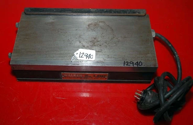 Walker LBP 6 x 12 Inch Fine Line Electromagnetic Chuck (Inv.12940)