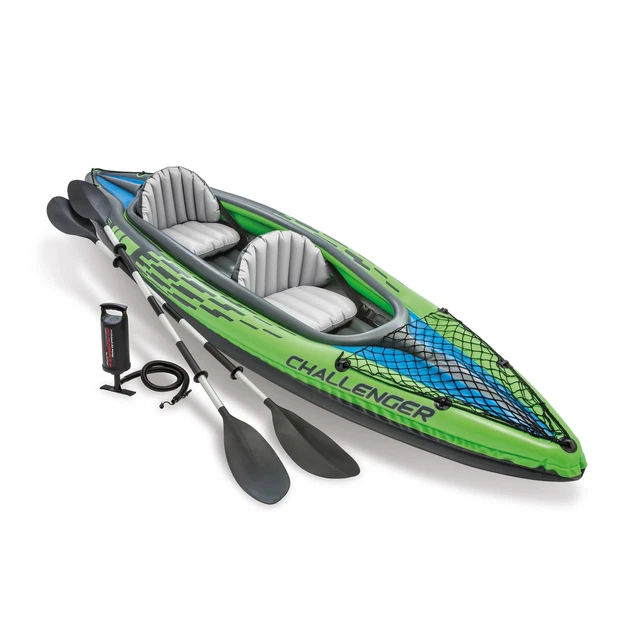 Kayak gonflable 2 personnes + pagaie 2 en 1