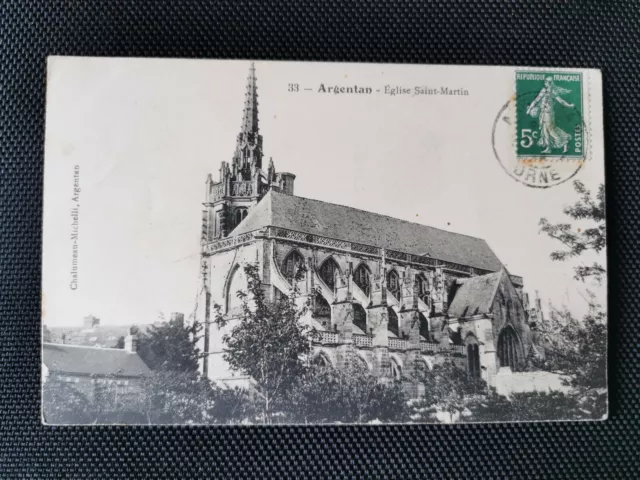 CPA 61 ARGENTAN - Eglise Saint-Martin