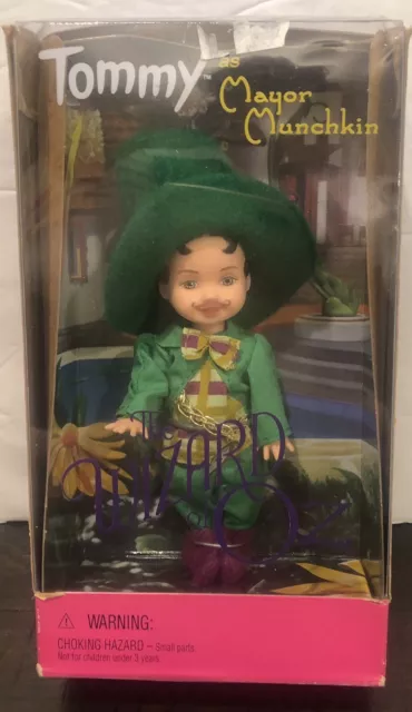 Wizard Of Oz Barbie Tommy As Mayor Munchkin In Original Box 1999 vinatge