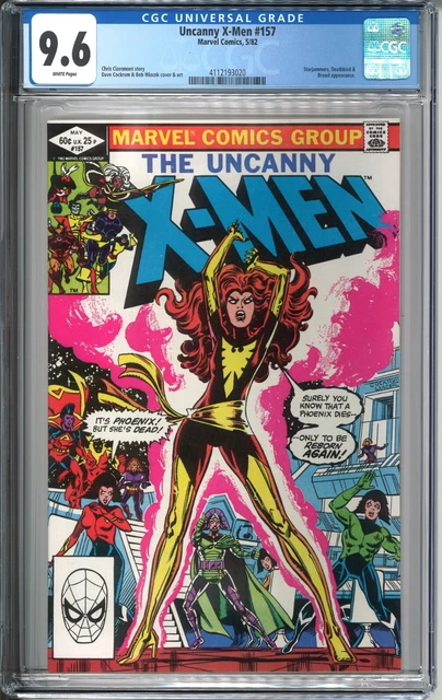 Uncanny X-Men #157 CGC 9.6 NM+ WP 1982 Marvel Comics Brood Starjammers Deathbird