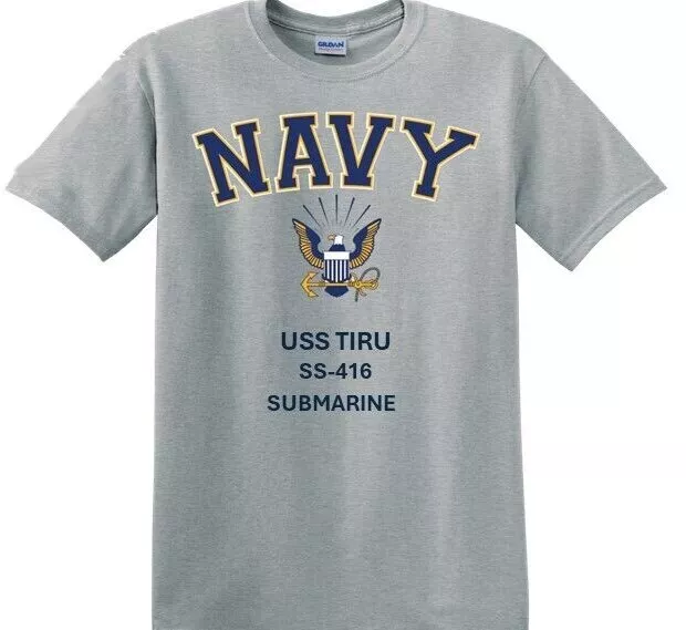 Uss Tiru  Ss-416* Submarine*Navy Eagle*Shirt. Officially Licensed