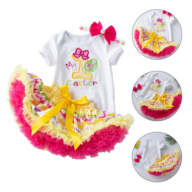 Romper filati bambino neonato abito pasquale abiti per bambine