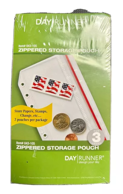 Day Runner Planner Zippered Storage Pouch