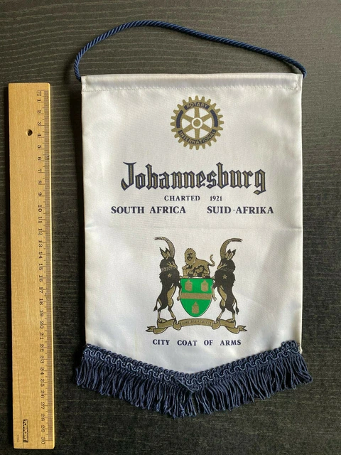 Age Fanion Rotary Club International Johannesburg South Africa Charted 1921
