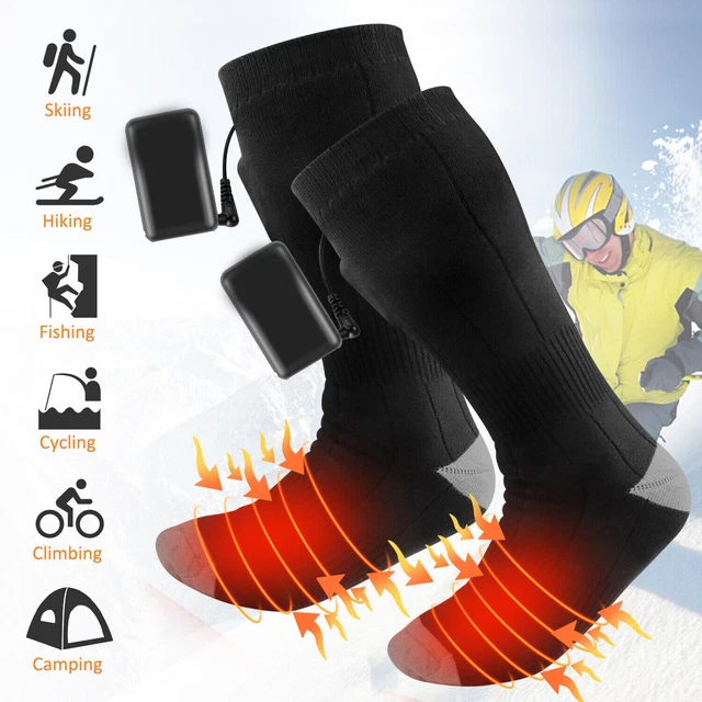 Electric Heated Socks,Cycling Heating Electric Socks,Winter Foot Warming Socks