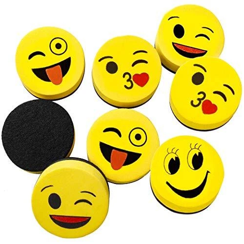 Whiteboard Schwamm Magnetisch Haftende 16 Stück Smile Trockenreinigung Wische...