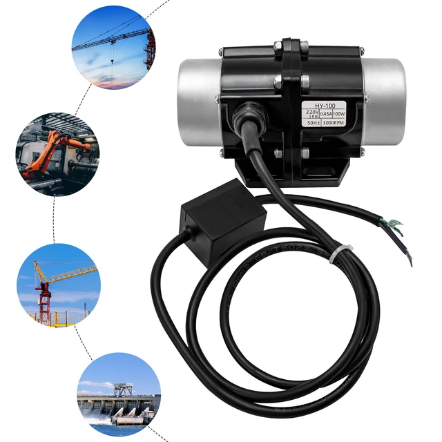 Motore a vibrazione 100 W vibratore motore agitatore asincrono 1 fase 3000 giri/min