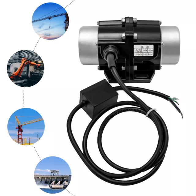 Motore a vibrazione 3600 giri/min asincrono vibratore 1 fase motore AC 220 V 100 W nuovo