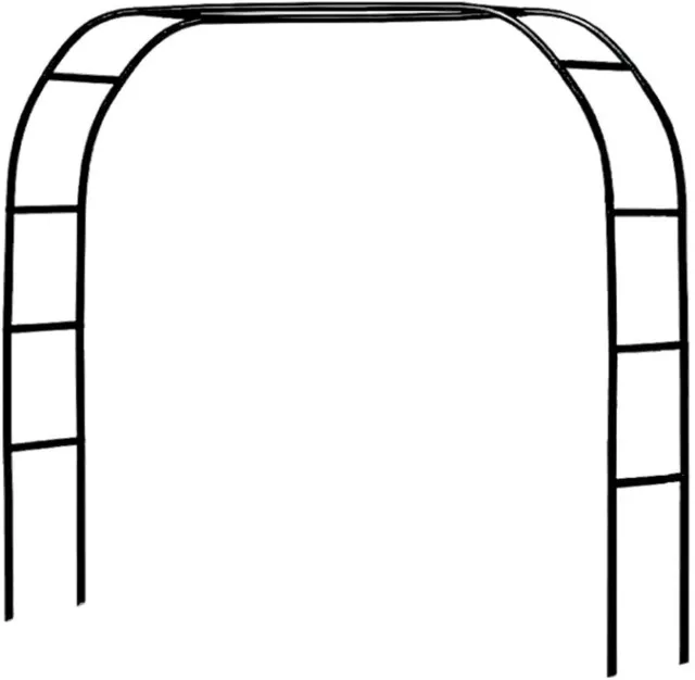 Metal Pergola Arbor,7.5 Feet Wide x 6.4 Feet High or 4.6 Feet Widex7.9 Feet High