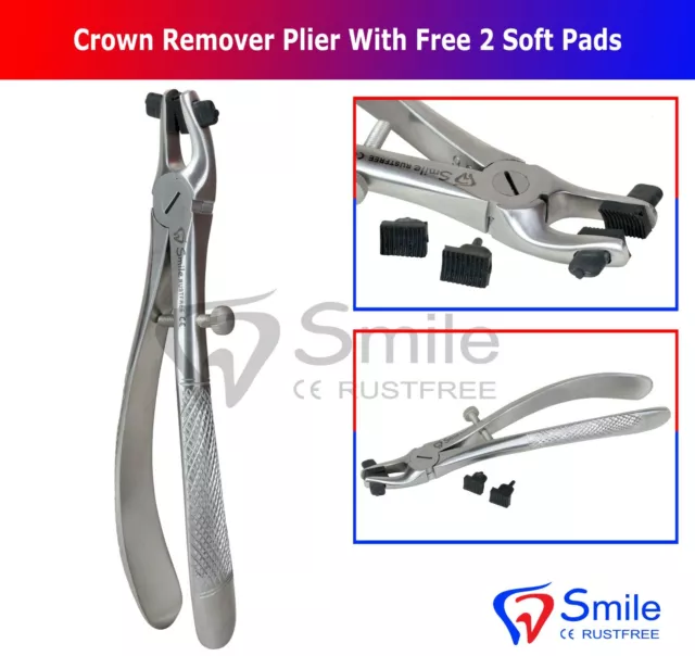 Couronne Temporaire Enlevant Forcep Pince Avec 2 Gratuit Silicone Pointes