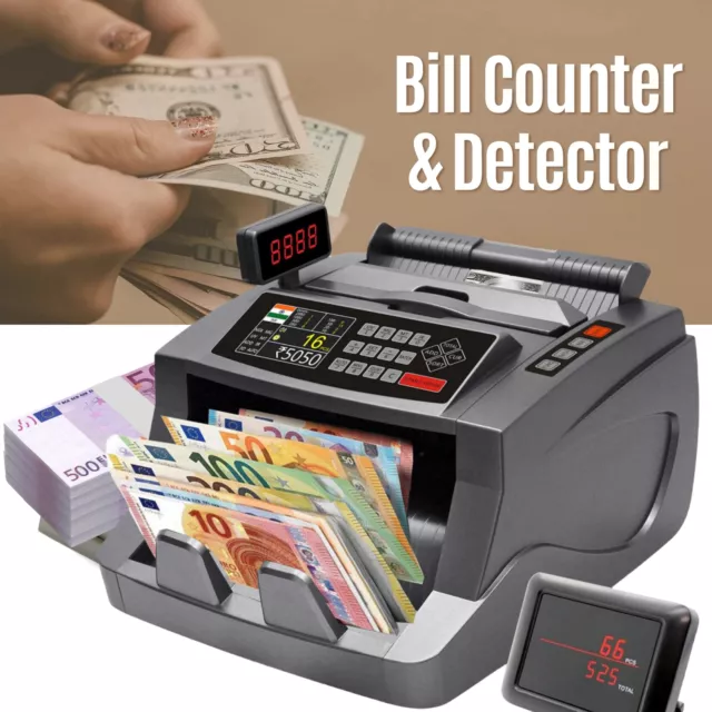 Geldzählmaschine Geldzähler Geldscheinzähler Banknotenzähler Geldprüfer UV MG