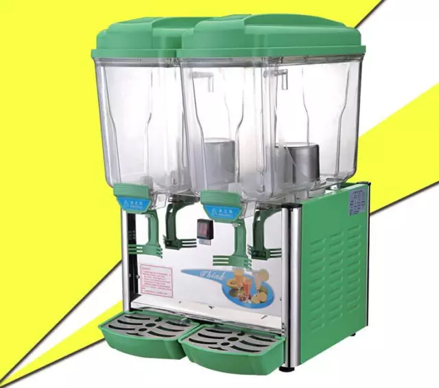 30L Double cylinder Cold and Hot Drink machine Juice Beverage dispenser O