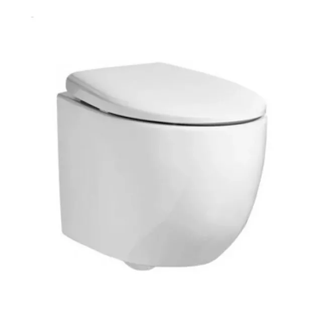 Roper Rhodes 490Mm Paradigm Wall Hung Rimless Wc Pan - White - Pwhpan