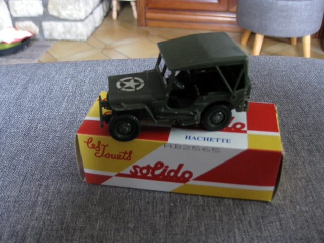 Carrarama Jeep Willys 1/43 Modellino Con Capote, Veicolo Militare D'Epoca, Collezione