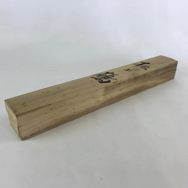 Japanese Wooden Hanging Scroll Box Vtg Kakejiku Hako Inside Length 59.1cm SB228