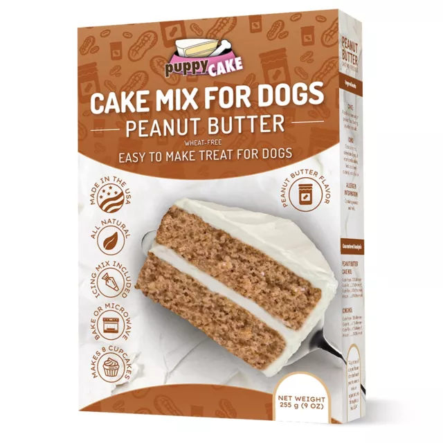 Dog Birthday Cake Mix 6 Flavors - Cake Mix for Dogs Icing Mix Bake or Microwa...