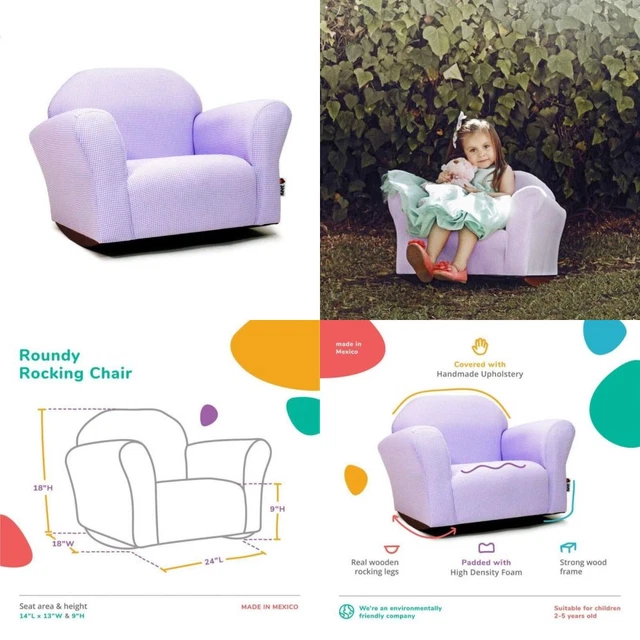 KEET Bubble Rocking Kid's Chair 10.4 Pound, Combo