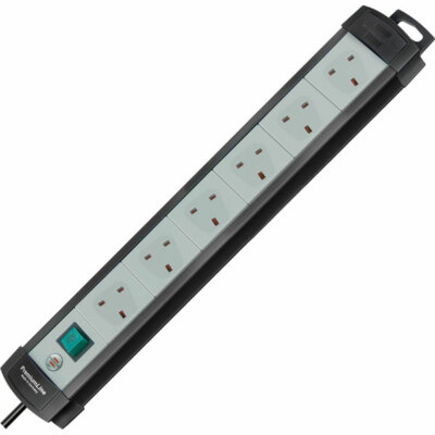 brennenstuhl Brennenstuhl 1153393120 Primera Ligne Extension Douille 10 Voie Argent 2m 