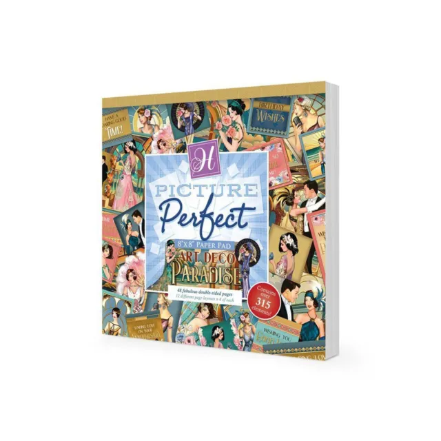 Hunkydory Art Deco Paradise Picture Perfect Pad 8" x 8"