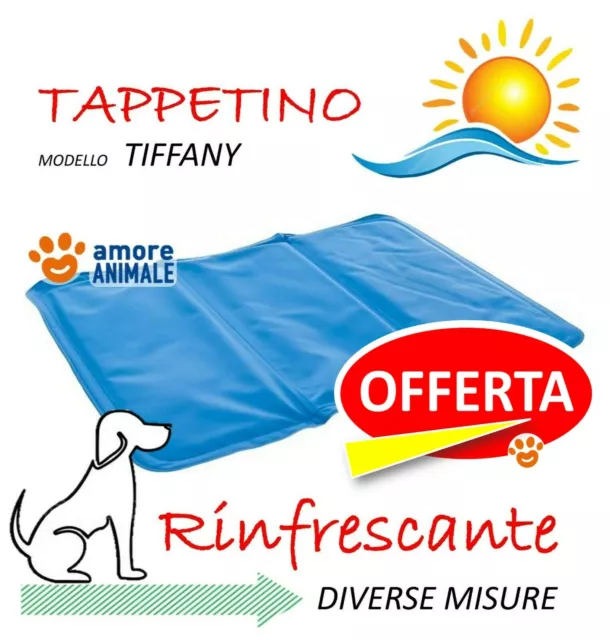 Ferribiella Tappetino Tiffany Refrigerante Rinfrescante per cane DIVERSE MISURE