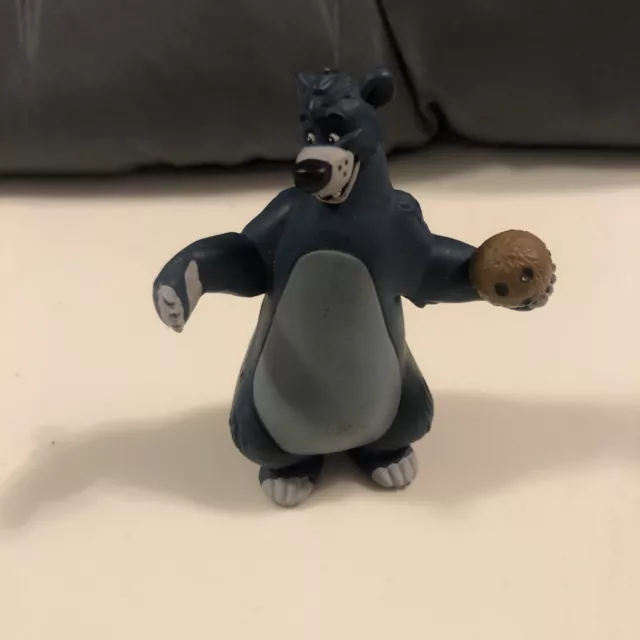 Rare Disney Store The Jungle Book Baloo Bear Action Figure Figurine PVC