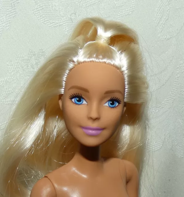 Mattel Nude Barbie Millie Fashionistas Blonde Hair Blue Eyes For Ooak