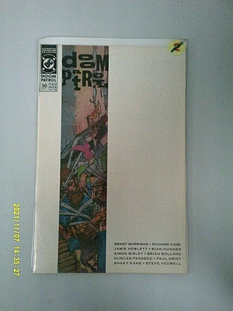 Doom Patrol 50 Dec 1991 VF DC Grant Morrison story Simon Bisley cover