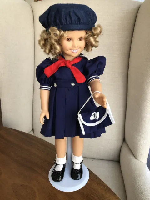 Shirley Temple Dress-Up Doll Danbury Mint w/ Sailor Dress 16" & Curly Top outfit
