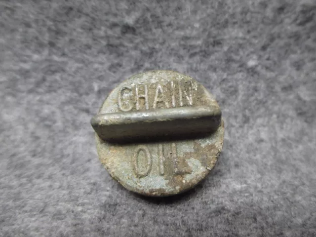 Vintage Homelite ZIP Chain Saw Chain Oil  Cap Original Alcoa Aluminum 71552