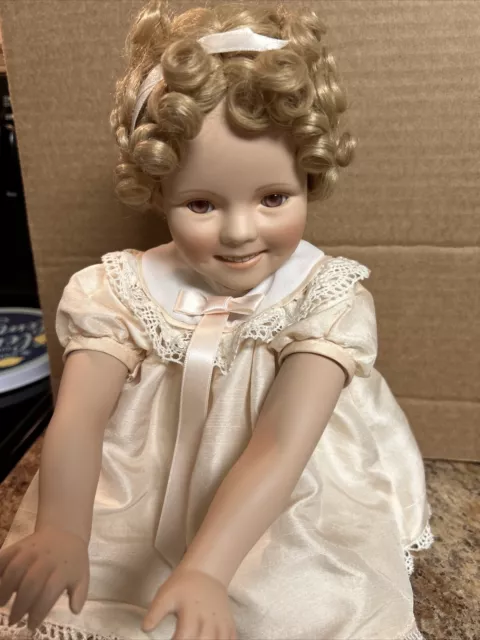 VTG Little Miss Shirley Temple Doll by Danbury Mint Toddler Collection Perfect 2