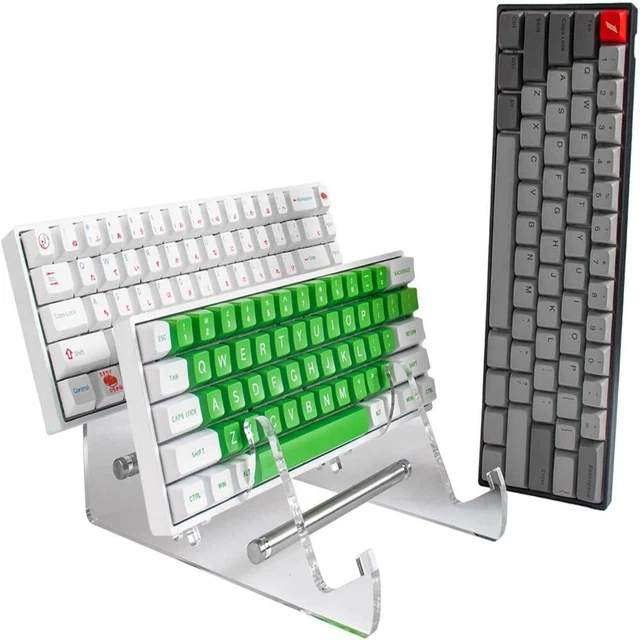 Screen Rack Keyboard MECHANICAL KEYBOARD TRANSPARENT Keyboard Rack Acrylic Keyboard Display ...