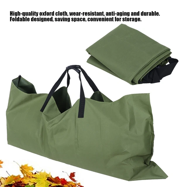 Bolsa de residuos de jardín yarda alfombra de hojas gran capacidad jardinería basura de hoja JY