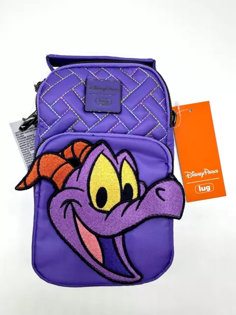 Disney Parks Figment Skeeter Mini Convertible Crossbody Lug EPCOT NWT 2024